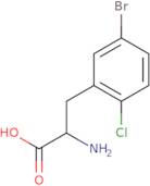 2-Amino-3-(5-bromo-2-chlorophenyl)propanoic acid