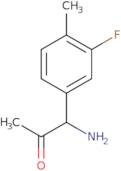 1-Amino-1-(3-fluoro-4-methylphenyl)acetone