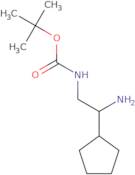 tert-Butyl N-(2-amino-2-cyclopentylethyl)carbamate