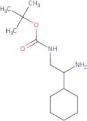 tert-Butyl N-(2-amino-2-cyclohexylethyl)carbamate
