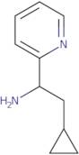 2-Cyclopropyl-1-(pyridin-2-yl)ethan-1-amine