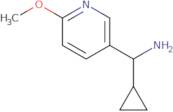 Cyclopropyl(6-methoxypyridin-3-yl)methanamine