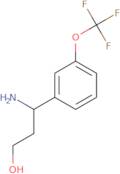 3-Amino-3-[3-(trifluoromethoxy)phenyl]propan-1-ol