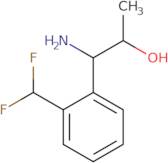 1-Amino-1-[2-(difluoromethyl)phenyl]propan-2-ol