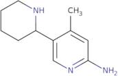 4-Methyl-5-(piperidin-2-yl)pyridin-2-amine