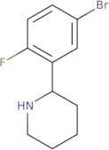 2-(5-Bromo-2-fluorophenyl)piperidine