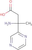 3-Amino-3-(pyrazin-2-yl)butanoic acid