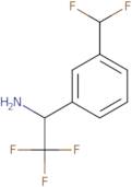 1-[3-(Difluoromethyl)phenyl]-2,2,2-trifluoroethan-1-amine