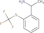 1-{2-[(Trifluoromethyl)sulfanyl]phenyl}ethan-1-amine