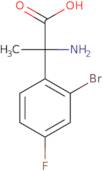 2-Amino-2-(2-bromo-4-fluorophenyl)propanoic acid