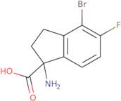 1-Amino-4-bromo-5-fluoro-2,3-dihydro-1H-indene-1-carboxylic acid