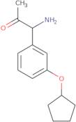 1-Amino-1-(3-cyclopentyloxyphenyl)acetone