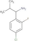 1-(4-Chloro-2-fluorophenyl)-2-methylpropan-1-amine
