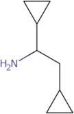 1,2-Dicyclopropylethan-1-amine