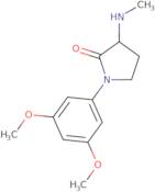 1-(3,5-Dimethoxyphenyl)-3-(methylamino)pyrrolidin-2-one