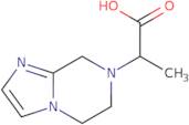 2-(6,8-Dihydro-5H-imidazo[1,2-a]pyrazin-7-yl)propanoic acid