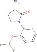 3-Amino-1-[2-(difluoromethoxy)phenyl]pyrrolidin-2-one