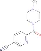 6-(4-Methylpiperazine-1-carbonyl)pyridine-3-carbonitrile