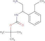 tert-Butyl N-[2-amino-1-(2-ethylphenyl)ethyl]carbamate