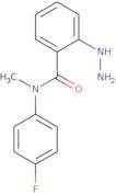 N-(4-Fluorophenyl)-2-hydrazinyl-N-methylbenzamide