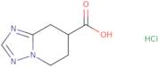 5H,6H,7H,8H-[1,2,4]Triazolo[1,5-a]pyridine-7-carboxylic acid hydrochloride