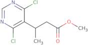 Methyl 3-(4,6-Dichloro-5-pyrimidyl)butyrate