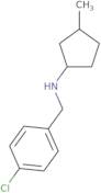 N-[(4-Chlorophenyl)methyl]-3-methylcyclopentan-1-amine