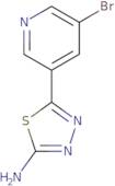 5-(5-Bromopyridin-3-yl)-1,3,4-thiadiazol-2-amine