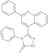 4-Phenyl-5-(2-phenylquinolin-4-yl)-4H-1,2,4-triazole-3-thiol