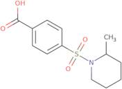 4-[(2-Methylpiperidin-1-yl)sulfonyl]benzoic acid