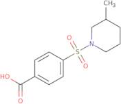 4-[(3-Methylpiperidin-1-yl)sulfonyl]benzoic acid