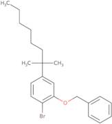 1-Bromo-4-(1,1-dimethylheptyl)-2-(phenylmethoxy)-benzene