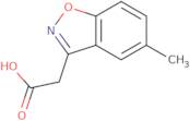 2-(5-Methyl-1,2-benzoxazol-3-yl)acetic acid