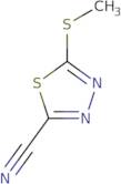 5-(Methylsulfanyl)-1,3,4-thiadiazole-2-carbonitrile