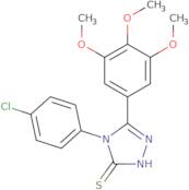 4-(4-Chlorophenyl)-5-(3,4,5-trimethoxyphenyl)-4H-1,2,4-triazole-3-thiol