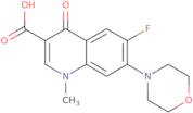 6-Fluoro-1-methyl-7-(morpholin-4-yl)-4-oxo-1,4-dihydroquinoline-3-carboxylic acid