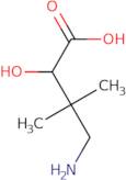 4-Amino-2-hydroxy-3,3-dimethylbutanoic acid