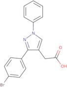 2-[3-(4-Bromophenyl)-1-phenyl-1H-pyrazol-4-yl]acetic acid