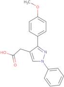 2-[3-(4-Methoxyphenyl)-1-phenyl-1H-pyrazol-4-yl]acetic acid