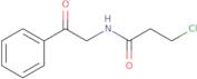 3-Chloro-N-(2-oxo-2-phenylethyl)propanamide