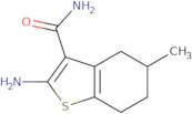 2-amino-5-methyl-4,5,6,7-tetrahydro-1-benzothiophene-3-carboxamide