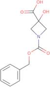 1-[(benzyloxy)carbonyl]-3-hydroxyazetidine-3-carboxylic acid