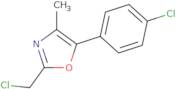 2-(Chloromethyl)-5-(4-chlorophenyl)-4-methyl-1,3-oxazole