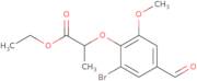 Ethyl 2-(2-bromo-4-formyl-6-methoxyphenoxy)propanoate