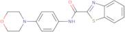 N-(4-Morpholinophenyl)benzo[D]thiazole-2-carboxamide