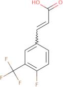 (2E)-3-[4-Fluoro-3-(trifluoromethyl)phenyl]prop-2-enoic acid