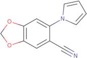 6-Pyrrol-1-yl-benzo[1,3]dioxole-5-carbonitrile