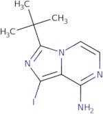 3-tert-butyl-1-iodoimidazo[1,5-a]pyrazin-8-amine