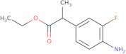 Ethyl 2-(4-amino-3-fluorophenyl)propanoate