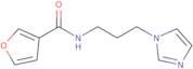 N-[3-(1H-Imidazol-1-yl)propyl]furan-3-carboxamide